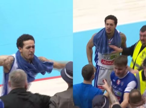 Χαμός στο ουγγρικό πρωτάθλημα: Πρώην παίκτης της G-League χτύπησε οπαδό στο πρόσωπο