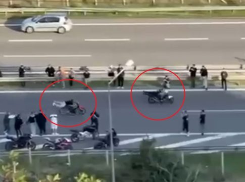 Χαλκίδα: Ταυτοποιήθηκαν 4 άτομα για τις κόντρες με μηχανές στην εθνική οδό – Βίντεο ντοκουμέντο