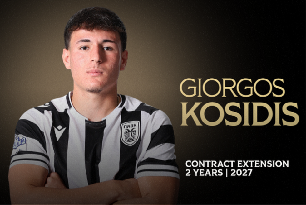 Ο ΠΑΟΚ «έδεσε» τον Κοσίδη μέχρι το 2027