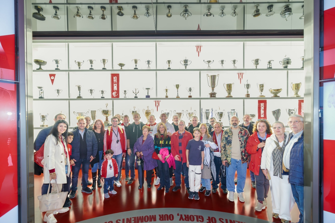 Ο Γιάννης Μώραλης και Κοινοτικοί Σύμβουλοι επισκέφτηκαν το Μουσείο του Ολυμπιακού