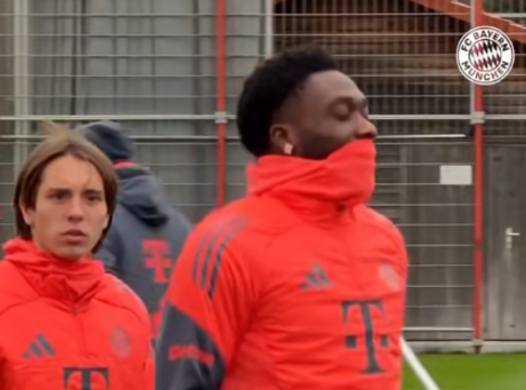 Μπάγερν: Προπονήθηκε μετά από οκτώ μήνες ο Ντέιβις (vid)