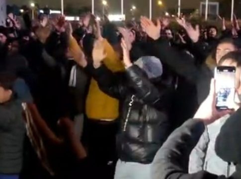 Χαμός έξω από την «Belgarde Arena»: Οπαδοί της Παρτίζαν διέκοψαν την προπόνηση και απείλησαν να μπουν στο γήπεδο (vid)