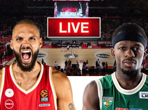 LIVE: Ολυμπιακός – Ζάλγκιρις Κάουνας