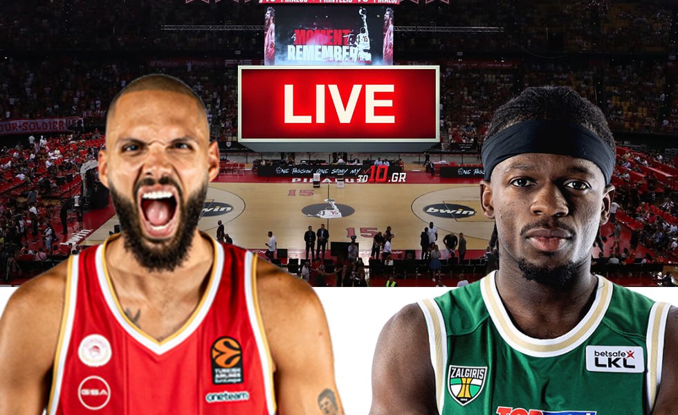 LIVE: Ολυμπιακός – Ζάλγκιρις Κάουνας