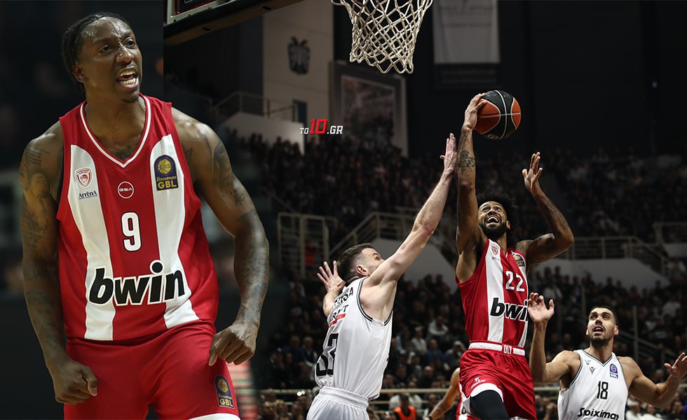 ΠΑΟΚ – Ολυμπιακός 81-92: Πέρασαν από το «Παλατάκι» με τρομερό Λι οι «ερυθρόλευκοι» (vid)