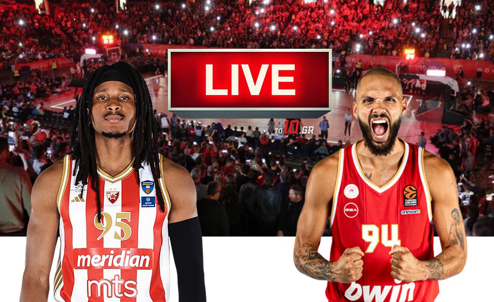 LIVE: Ερυθρός Αστέρας – Ολυμπιακός