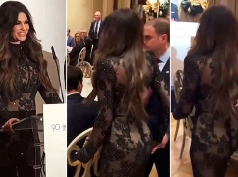 Η Κίμπερλι Γκιλφόιλ με μαύρη see through τουαλέτα που «τρέλανε» τα social media – «Είναι σε εκδήλωση ή σε κλαμπ;»