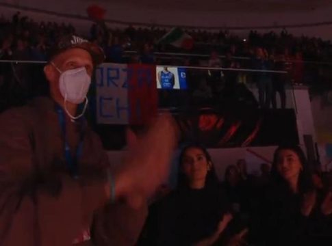 Στο γήπεδο ο Πολονάρα για την αναμέτρηση της Ιταλίας με την Ισλανδία (pic, vid)