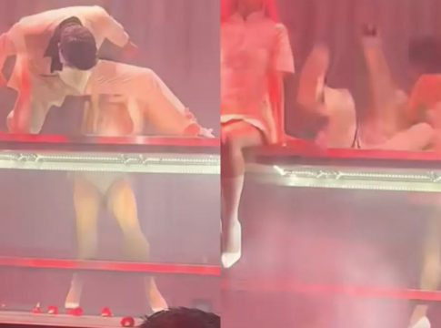 Σάκης Ρουβάς: Σοκαριστικό ατύχημα πάνω στην πίστα – Έπεσε από ειδική κατασκευή ο τραγουδιστής (vid)