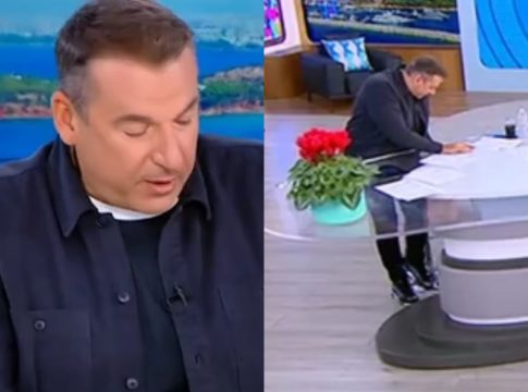 Ατύxnμα για Γιώργο Λιάγκα στο Πρωινό – Έσπασε η καρέκλα του on air στην εκπομπή