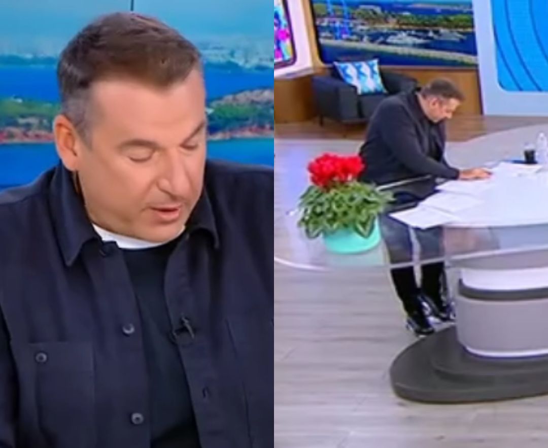 Ατύxnμα για Γιώργο Λιάγκα στο Πρωινό – Έσπασε η καρέκλα του on air στην εκπομπή