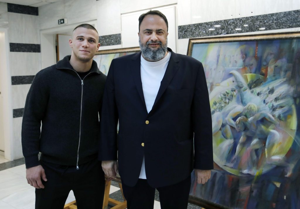 Ο Βαγγέλης Μαρινάκης στηρίζει τον Γιώργο Κουγιουμτσίδη στην προετοιμασία του για τους Ολυμπιακούς Αγώνες (pics)