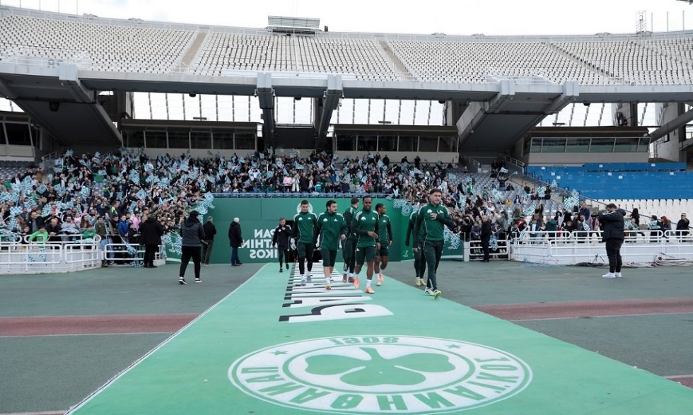 Προπόνηση στο ΟΑΚΑ με κόσμο για τον Παναθηναϊκό – «Πρώτη» για Τεττέη και Κοντούρη