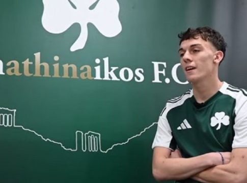 Κοντούρης: «Δεν το έχω συνειδητοποιήσει ακόμα ότι βρίσκομαι στον Παναθηναϊκό» (vid)