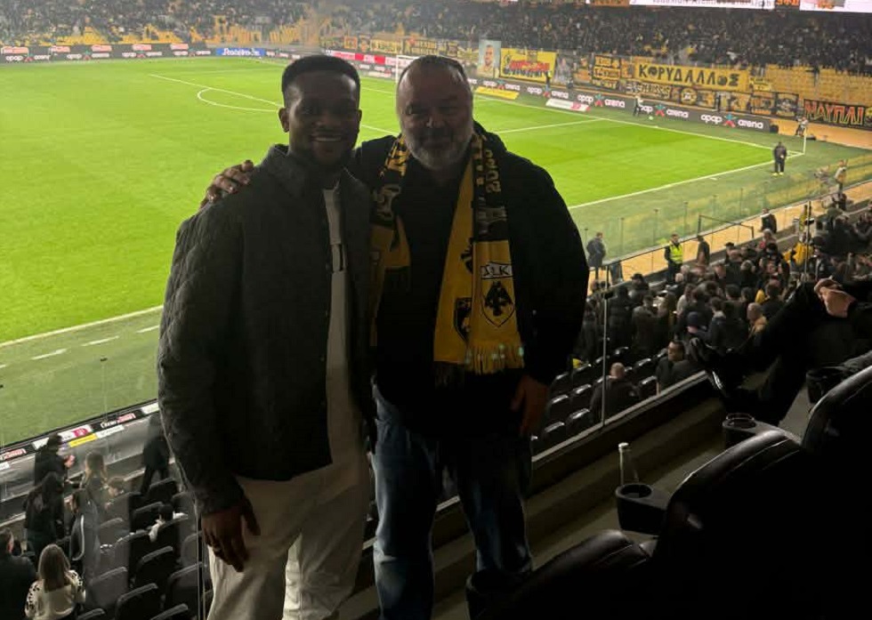 Στην «Opap Arena» ο Λιβάι Γκαρσία: Είδε το ματς με τον Ατρόμητο και μίλησε με τον Ηλιόπουλο (Pic & vid)