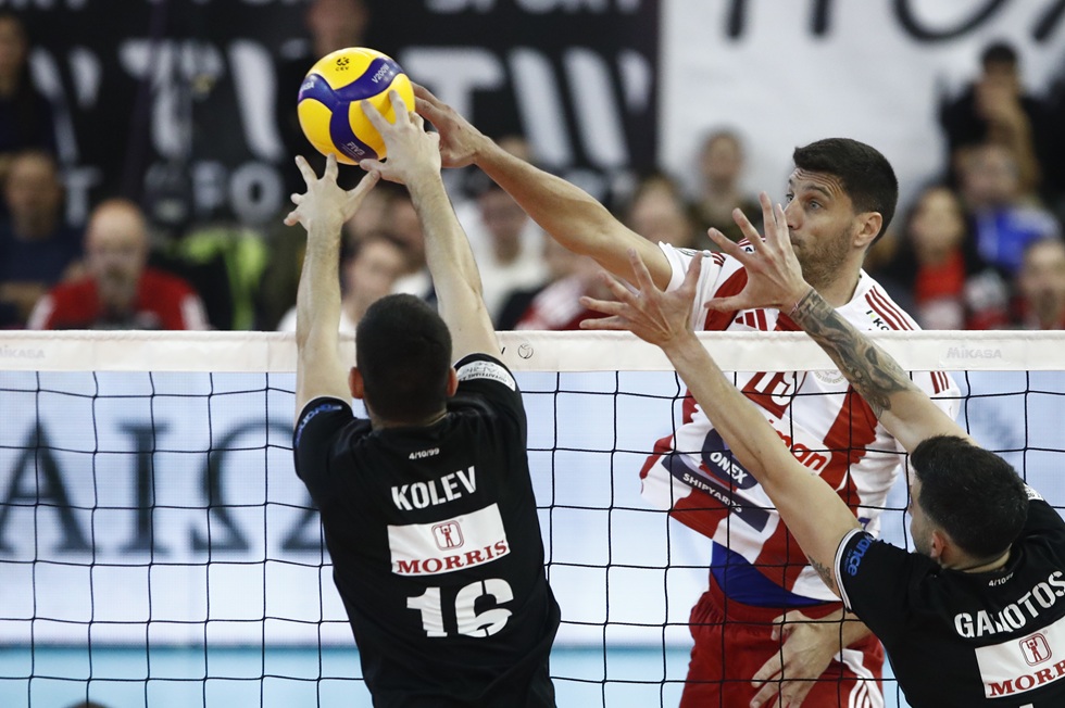 Στην ΕΡΤ το ντέρμπι Ολυμπιακός ONEX – ΠΑΟΚ – Το πρόγραμμα της 9ης αγωνιστικής της Volley League