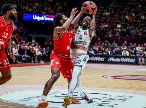 Αρμάνι Μιλάνο – Παναθηναϊκός 96-89: Έχασαν ξανά οι Πράσινοι- Ξύπνησε αργά στο Μιλάνο