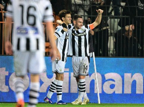 ΠΑΟΚ – Παναθηναϊκός: Το γκολ που πέτυχε ο Κωνσταντέλιας για το 1-0 (vid)