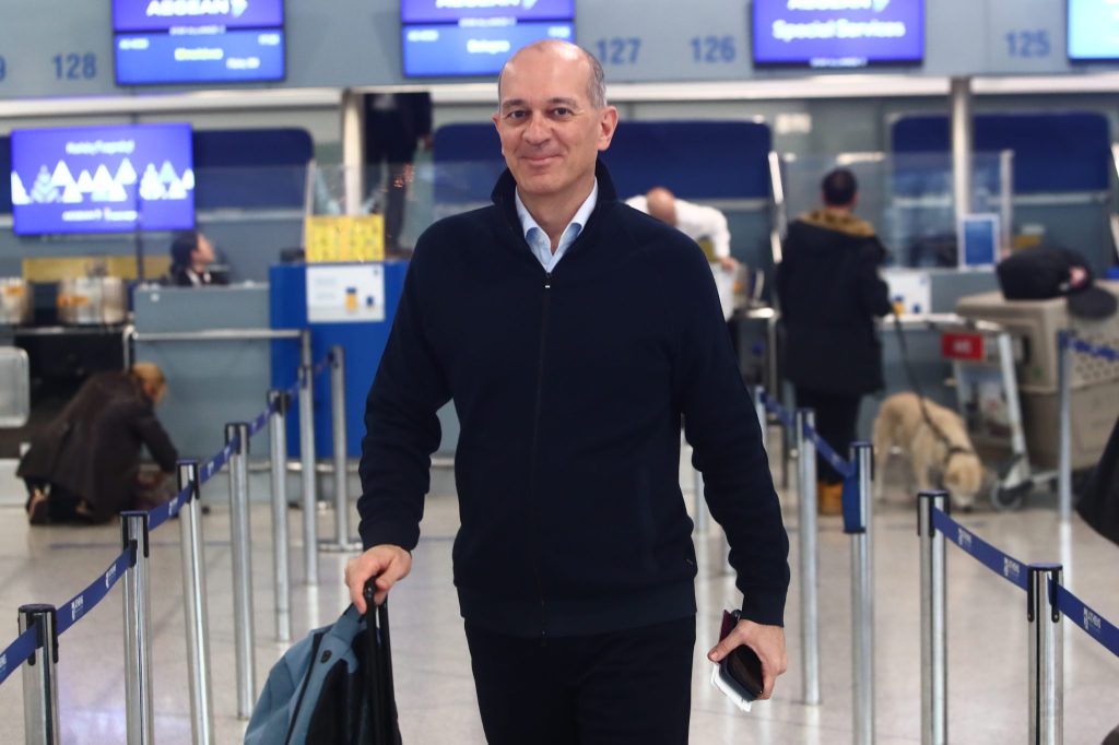 Οι Γιώργος και Παναγιώτης Αγγελόπουλος ταξίδεψαν με την αποστολή του Ολυμπιακού στην Μπολόνια (pics)