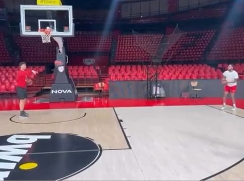 Ακόμα δεν… ήρθε και «λιώνει» στην προπόνηση ο Μόρις (vid)