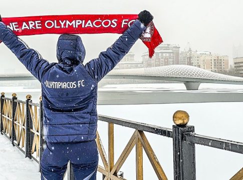 H «παγωμένη» καλημέρα της ΠΑΕ Ολυμπιακός από τη χιονισμένη Αστάνα (pic)