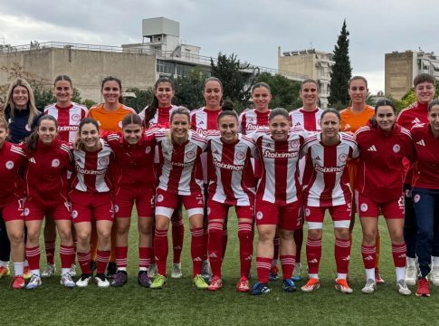 Oλυμπιακός – ΠΟ Αγίου Θωμά 11-0: «5×5» οι ερυθρόλευκες με καταιγιστική εμφάνιση