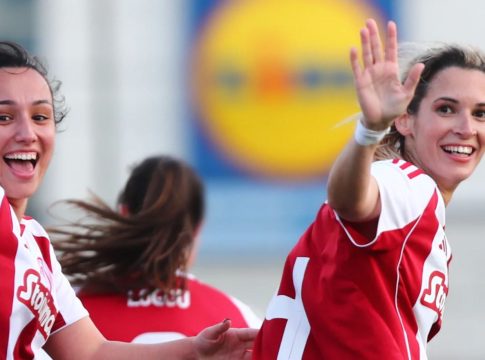 Ελπίδα Τρίπολης – Ολυμπιακός 0-12: Ακόμη μία επιβλητική νίκη για τις Ερυθρόλευκες και 6Χ6 στο πρωτάθλημα