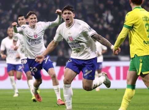 Λιόν – Ναντ 3-0: Τριάρα και… άλμα Ευρώπης