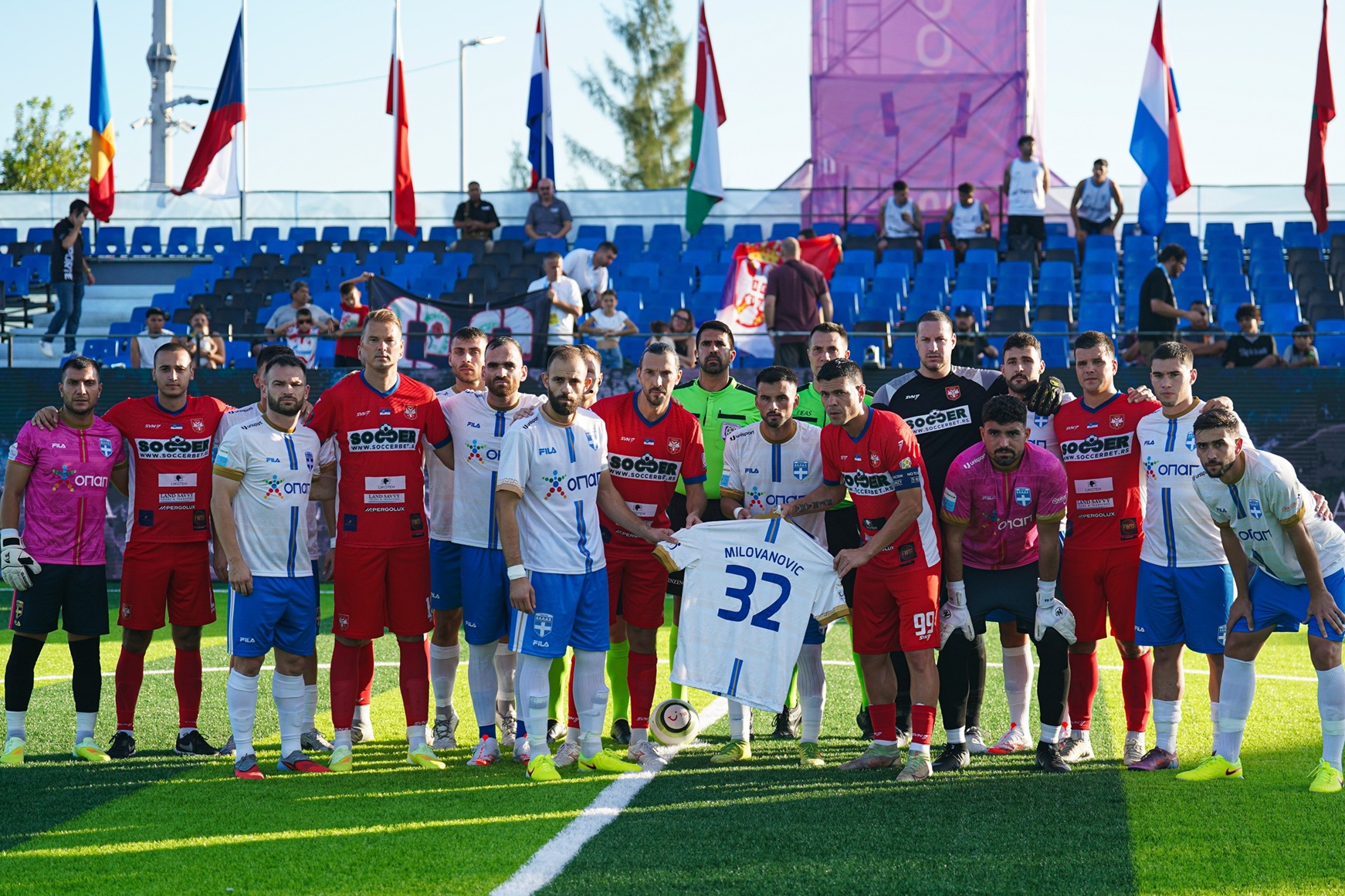 H Ελλάδα επικράτησε της Σερβίας και προελαύνει αήττητη στο TUI SOCCA World Championship