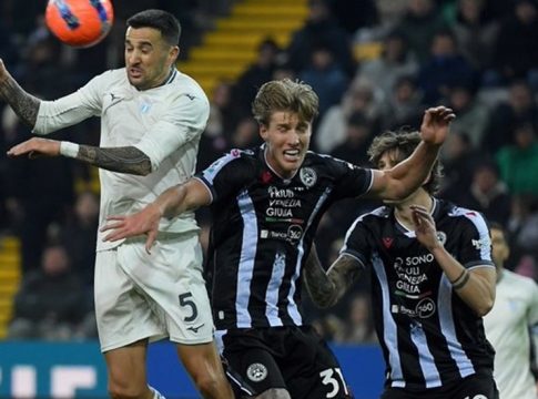 Ουντινέζε – Λάτσιο 1-1: Βαθμός στο φινάλε για τους γηπεδούχους