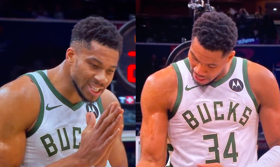 Ο Αντετοκούνμπο ικέτευε τους διαιτητές να σφυρίξουν φάουλ (pic, vid)