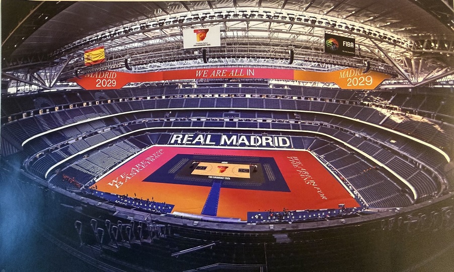 Η εντυπωσιακή εικόνα που θα έχει το Μπερναμπέου στο Eurobasket 2029