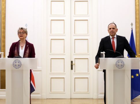 Θέμα Eurofighter και Γλυπτών του Παρθενώνα έβαλε ο Γεραπετρίτης στην ΥΠΕΞ του Ηνωμένου Βασιλείου