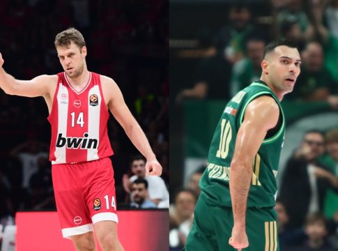 Stoiximan GBL: Με την ΑΕΚ στο ΣΕΦ ο Ολυμπιακός, με τον Πανιώνιο στο Telekom Center Athens ο Παναθηναϊκός