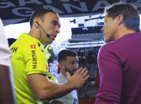 Χαμός με Αλμέιδα στην Ισπανία και κατηγορίες για… σεξιστική συμπεριφορά σε γυναίκα βοηθό διαιτητή (vid)