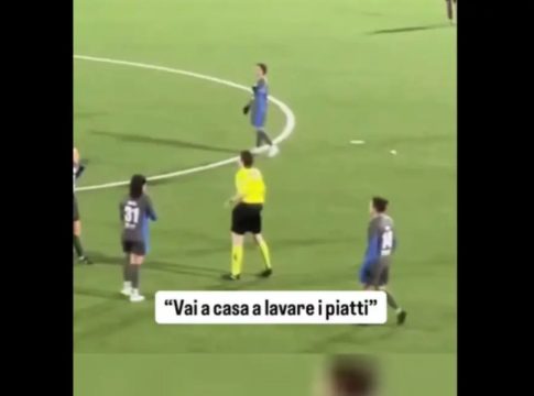 Οπαδός είπε σε γυναίκα διαιτητή «να πάει σπίτι να πλύνει τα πιάτα» και τα… άκουσε από όλη την εξέδρα (vid)