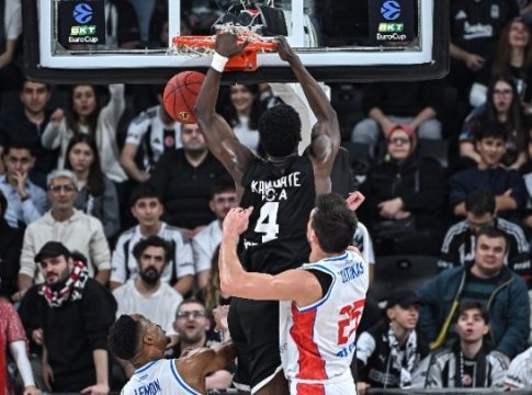 Μπεσίκτας – Πανιώνιος 101-83: Οι κυανέρυθροι λύγισαν στο τέταρτο δεκάλεπτο