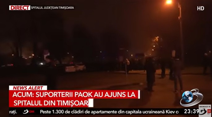 Οπαδοί του ΠΑΟΚ βρέθηκαν στο νοσοκομείο για τους τραυματίες, αλλά και στον τόπο του δυστυχήματος (vid)