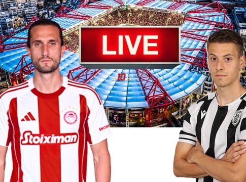 LIVE: Ολυμπιακός – ΠΑΟΚ