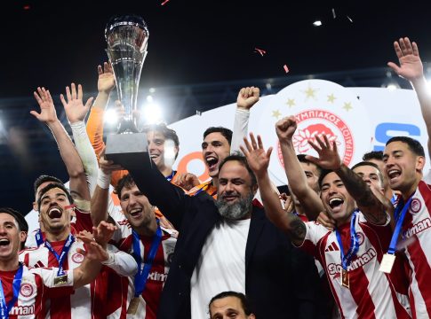 Βαγγέλης Μαρινάκης: «Χρυσό τρεμπλ των 100 χρόνων» (pic)