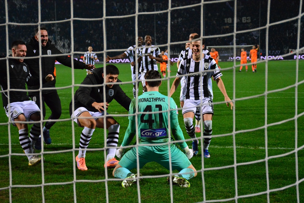 ΠΑΟΚ – Ατρόμητος 1-1, 5-4 πέν.: «Ήρωας» ο Μοναστηρλής, στους «8» ο «Δικέφαλος» και… τώρα Ολυμπιακός