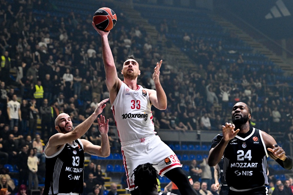 Η βαθμολογία της Euroleague μετά τη νίκη του Ολυμπιακού επί της Παρτίζαν (pic)