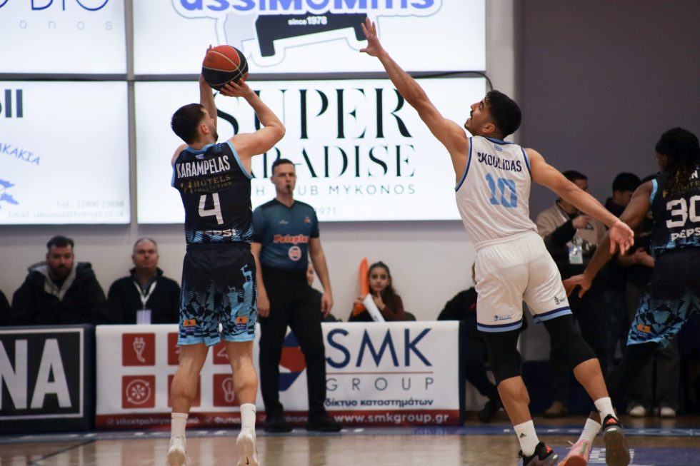 Μύκονος Betsson – Κολοσσός Ρόδου 67-84: Επιβλητικό διπλό για την ομάδα του Λυκογιάννη