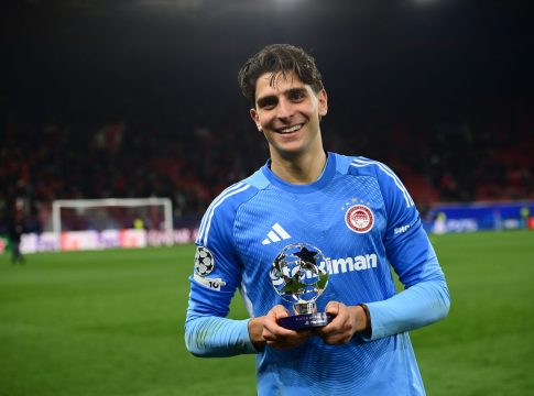 Τζολάκης, ο καλύτερος: Στην κορυφαία ενδεκάδα του Champions League!