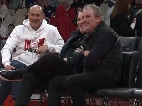 Ο Παναγιώτης Αγγελόπουλος στο ΣΕΦ για το Ολυμπιακός – Μαρούσι