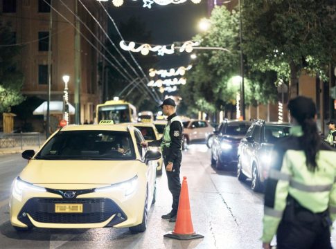 Πρωτοχρονιά με αλκοτέστ στους δρόμους της Αττικής – 62 θετικά τεστ σε πάνω από 6.000 ελέγχους