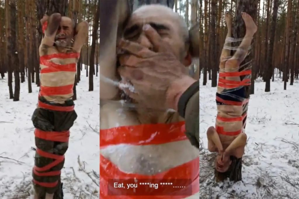 Ρωσία: Τιμωρούν άνδρες στον στρατό για ανυπακοή δένοντάς τους ανάποδα σε δέντρα – Σοκαριστικό βίντεο