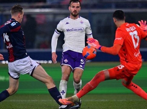 Μπολόνια – Φιορεντίνα 1-2: Διπλό και εκτός επικίνδυνης ζώνης οι «βιόλα»