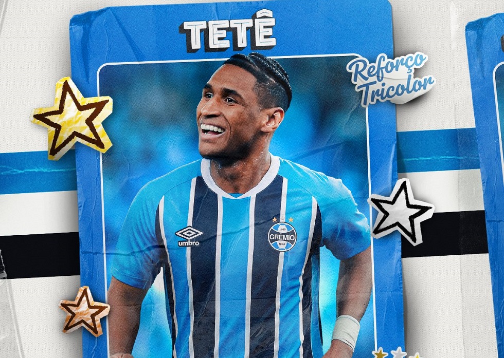 Η Γκρέμιο ανακοίνωσε την απόκτηση του Τετέ από τον Παναθηναϊκό (pic & vid)