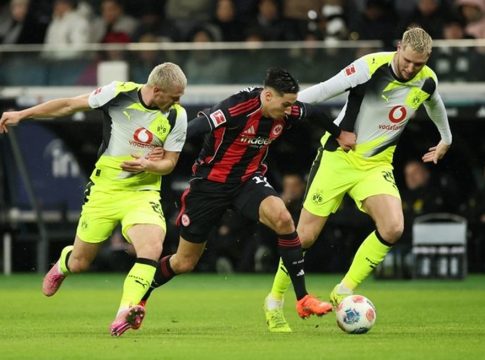 Άιντραχτ Φρανκφούρτης – Ντόρτμουντ 3-3: Χορταστική ισοπαλία…